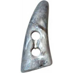 Elan 29 2383E Grey toggle 2-hole button (1/package) 1.5"/38 mm